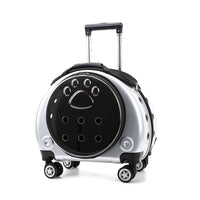 HKM-4234301 Portable Transparent Pet Trolley Bag for Small Pets – Medium Hard Diaper Carrier in Various Colors