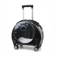HKM-4234301 Portable Transparent Pet Trolley Bag for Small Pets – Medium Hard Diaper Carrier in Various Colors