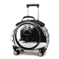 HKM-4234301 Portable Transparent Pet Trolley Bag for Small Pets – Medium Hard Diaper Carrier in Various Colors