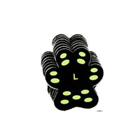 HKM-4234685 Breathable Silicone Cloth Dog Claw Protection Footstickers - 8 Pack Sizes S & M