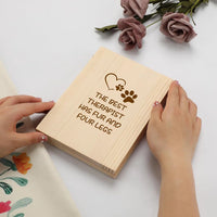 HKM-423507 Personalised Double Hinged Wooden Photo Frame for Memorable Moments