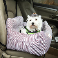 HKM-423507 Pet Travel Car Seat with Safety Belt and Removable Cover, Various Colors Available