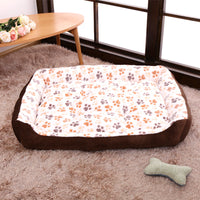 HKM-4235325 Soft Plush Dog Cat Bed Warm Sleep Mat for Small Pets in Various Sizes