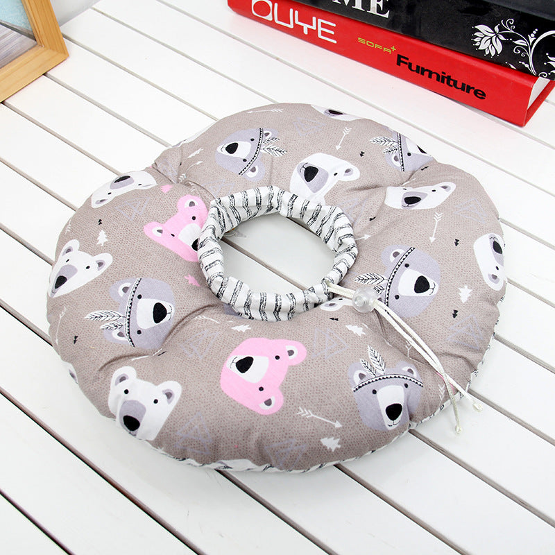 HKM-4235453 Cotton Non-Slip Pet Ring for Cats and Small Dogs, Soft Fabric, Adjustable Fit