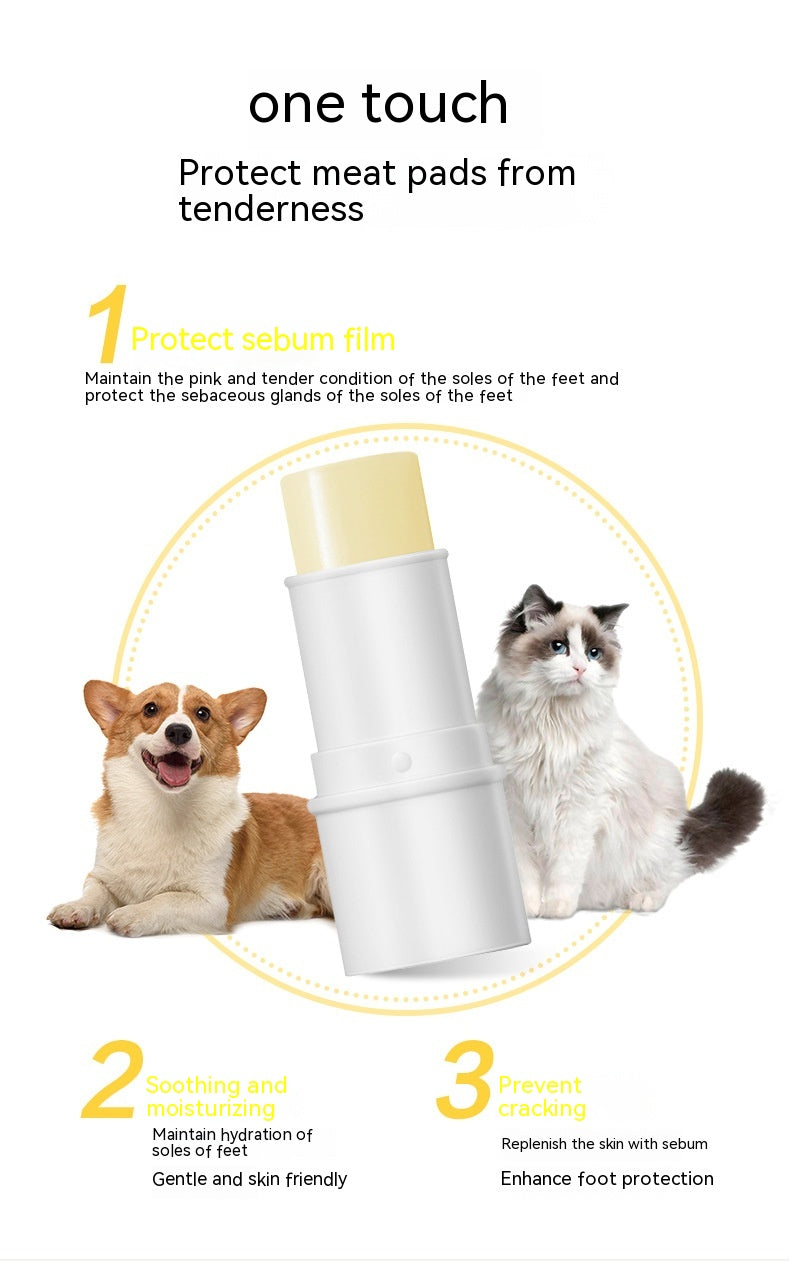 HKM-4235709 Pet Foot Cream for Dryness and Cracking Care, Moisturizing Formula for Paw Pads and Nose Tips, 6g