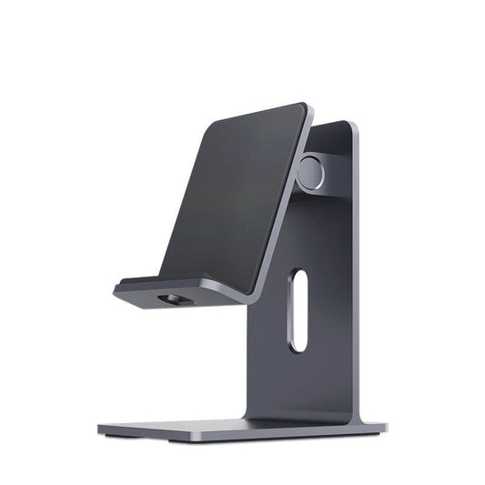 HKM-423699 Adjustable Mobile Phone and Tablet Holder for Desktop Use - Compatible with iPhone and 11 inch Tablets, Alloy Construction
