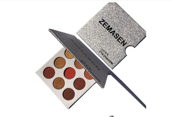 HKM-423699 Natural Shimmer Matte Eyeshadow Palette with 8 Versatile Colors for Stunning Eye Looks
