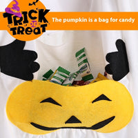 HKM-4238397 Funny Ghost Pumpkin Costume for Dogs ¨C Casual Pet Clothing in White, Sizes S, M, L