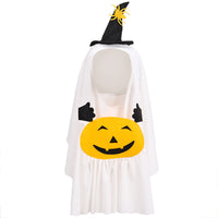 HKM-4238397 Funny Ghost Pumpkin Costume for Dogs ¨C Casual Pet Clothing in White, Sizes S, M, L