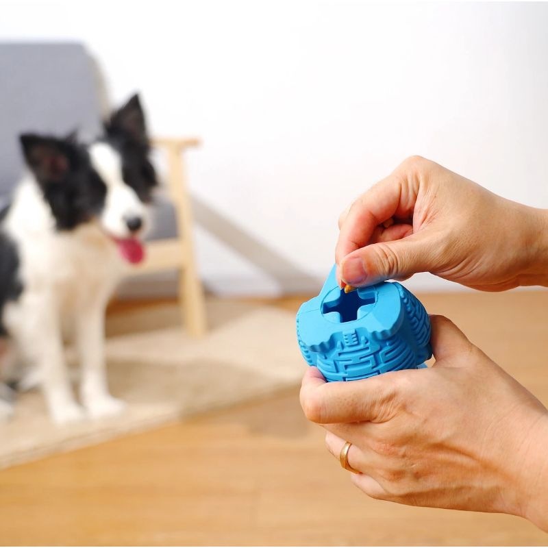 HKM-4238653 Leak-Proof Dinosaur Dog Toy in Various Colors for Long-Lasting Chewing Fun