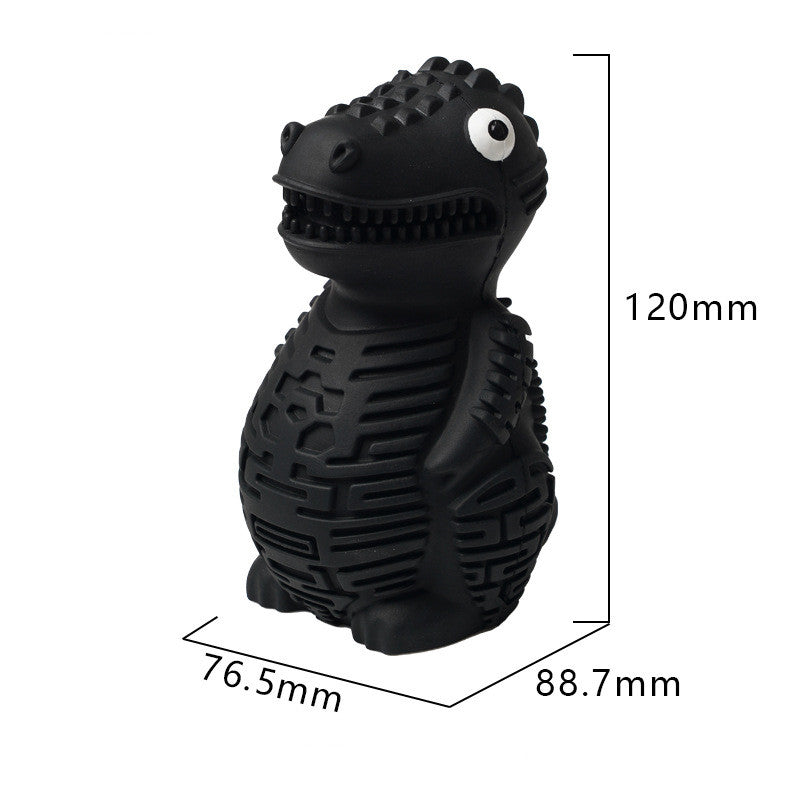 HKM-4238653 Leak-Proof Dinosaur Dog Toy in Various Colors for Long-Lasting Chewing Fun