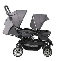 HKM-4240723 in-line double stroller side view