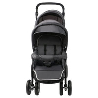 HKM-4240723 in-line double stroller front view