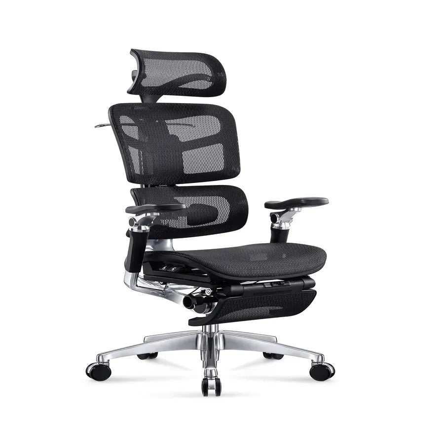 HKM-424083 Ergonomic High Back Mesh Office Chair with Lumbar Support and Adjustable Features