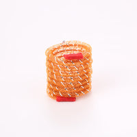 HKM-4241085 Interactive Spring Hose Toy for Cats - Random Color - 3.2x4cm, Plastic Fun