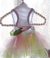 HKM-4241981 Spring and Summer Cotton Princess Skirt for Female Teddy Dogs