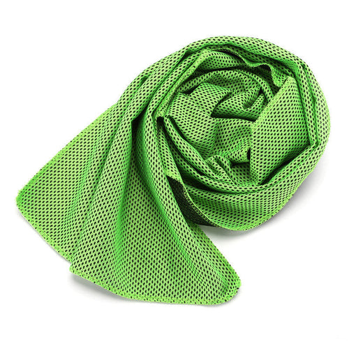 HKM-424211 Cooling Outdoor Sports Towel – Moisture-Wicking Polyester Fiber, Heatstroke Prevention, Multiple Colors Available