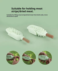 HKM-4243261 Durable Food-Grade Silicone Corn Chew Stick for Dogs, Teething Toy for Small to Large Breeds