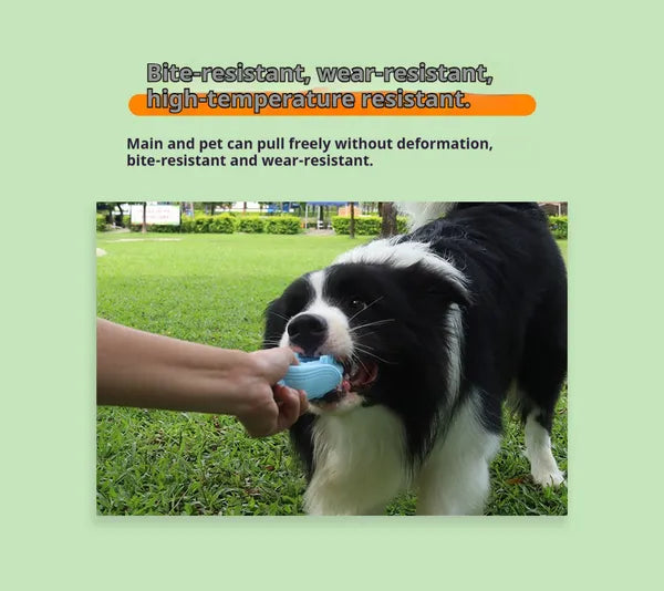 HKM-4243261 Durable Food-Grade Silicone Corn Chew Stick for Dogs, Teething Toy for Small to Large Breeds