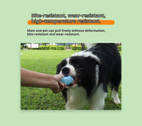 HKM-4243261 Durable Food-Grade Silicone Corn Chew Stick for Dogs, Teething Toy for Small to Large Breeds