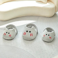 HKM-4243645 Cozy 2-in-1 Plush Cat and Dog Bed with Removable Cover - Round Sleeping Bag Nest