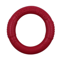 HKM-4244413 Portable EVA Pet Pull Ring Interactive Training Circle - 18cm Diameter Natural Loofah Material
