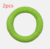 HKM-4244413 Portable EVA Pet Pull Ring Interactive Training Circle - 18cm Diameter Natural Loofah Material