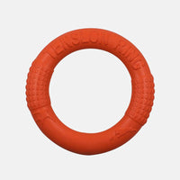 HKM-4244413 Portable EVA Pet Pull Ring Interactive Training Circle - 18cm Diameter Natural Loofah Material