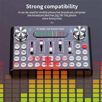 HKM-424531 Portable USB Audio Mixer and Sound Card for PC and Mobile Devices