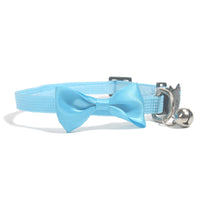 HKM-4245565 Multicolor Adjustable Pet Bowknot Collar with Safety Buckle and Bell for Cats