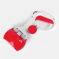 HKM-4246845 Durable Pooper Scooper for Dogs and Cats with Trash Bag Holder, Heavy-Duty ABS Material for Easy Cleanup