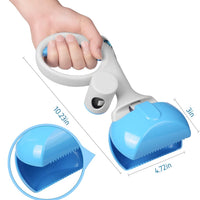 HKM-4246845 Durable Pooper Scooper for Dogs and Cats with Trash Bag Holder, Heavy-Duty ABS Material for Easy Cleanup
