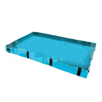 HKM-4247229 Durable Blue Waterproof Cover for Hamster and Guinea Pig Cages, 47 x 24 x 3.7 inches