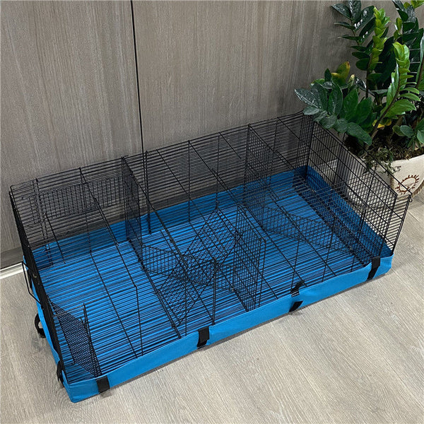 HKM-4247229 Durable Blue Waterproof Cover for Hamster and Guinea Pig Cages, 47 x 24 x 3.7 inches
