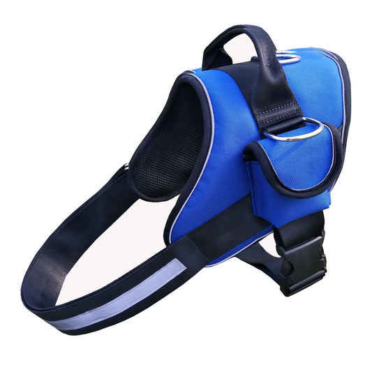HKM-4248637 Explosion-proof Nylon Pet Chest Strap with Adjustable Leash ¨C Multiple Colors & Sizes Available
