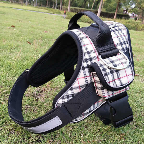 HKM-4248637 Explosion-proof Nylon Pet Chest Strap with Adjustable Leash ¨C Multiple Colors & Sizes Available