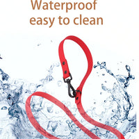 HKM-4249149 Pet Silicone Collar and Leash Set for Small and Large Dogs, Waterproof and Easy to Clean