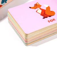 HKM-424915 3D Educational Literacy Flash Cards for Early English Learning in Children