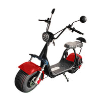 HKM-424979 Electric Two-Wheel Scooter HS2 with Fat Tires and Dual Seats, 2000W Motor, 60V, Max Speed under 40 km/h