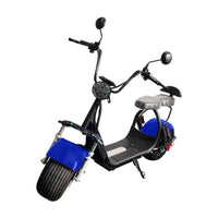 HKM-424979 Electric Two-Wheel Scooter HS2 with Fat Tires and Dual Seats, 2000W Motor, 60V, Max Speed under 40 km/h