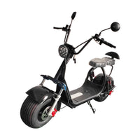 HKM-424979 Electric Two-Wheel Scooter HS2 with Fat Tires and Dual Seats, 2000W Motor, 60V, Max Speed under 40 km/h