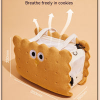HKM-4251581 Portable Sandwich Biscuit Pet Travel Bag for Dogs and Cats - Large Capacity, Anti-Stress Design