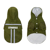 HKM-4251709 Waterproof Hooded Pet Raincoat with Reflective Strips - Foldable & Storage-Friendly