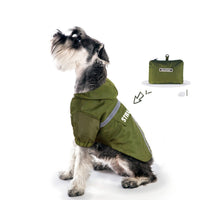 HKM-4251709 Waterproof Hooded Pet Raincoat with Reflective Strips - Foldable & Storage-Friendly