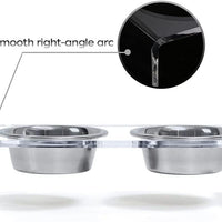 HKM-4252605 Acrylic Pet Feeder - Eco-Friendly Transparent Feeding Rack for Cats and Dogs