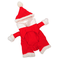 HKM-4253501 Transform Your Pet into Santa Claus with Cozy Fine Brushed Cloth Costume