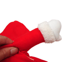 HKM-4253501 Transform Your Pet into Santa Claus with Cozy Fine Brushed Cloth Costume
