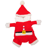HKM-4253501 Transform Your Pet into Santa Claus with Cozy Fine Brushed Cloth Costume