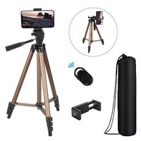 HKM-425491 Telescopic Mobile Phone Tripod with 3-in-1 Lens Set for Enhanced Photography