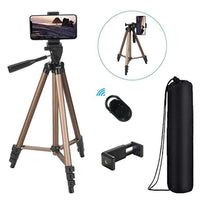 HKM-425491 Telescopic Mobile Phone Tripod with 3-in-1 Lens Set for Enhanced Photography